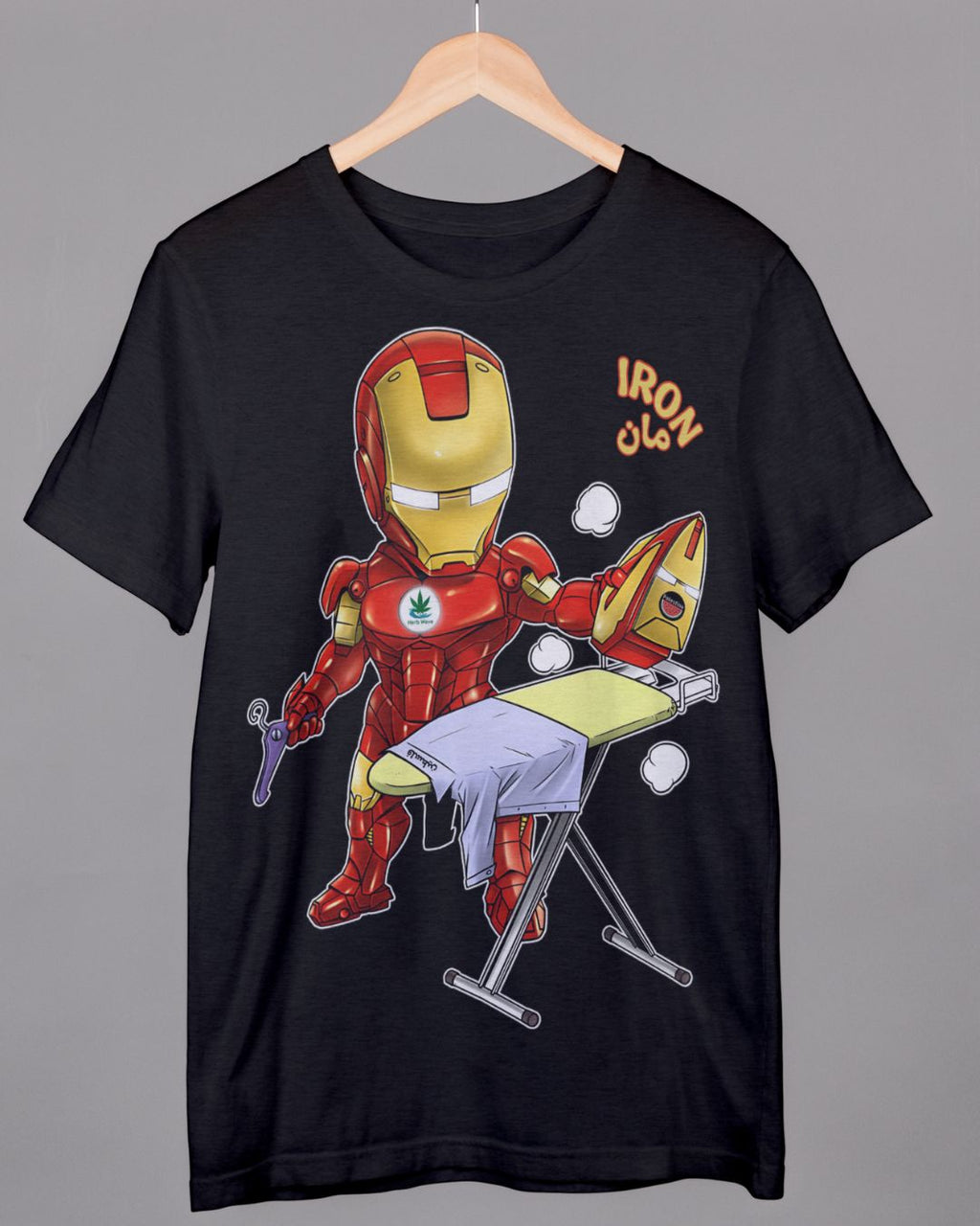 IRON مان – Premium Cotton T-Shirt