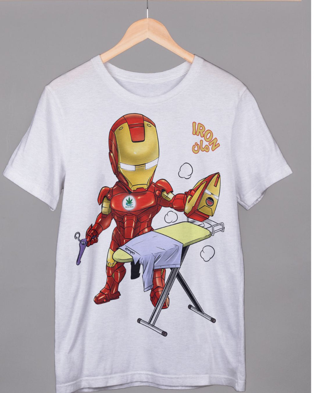 IRON مان – Premium Cotton T-Shirt