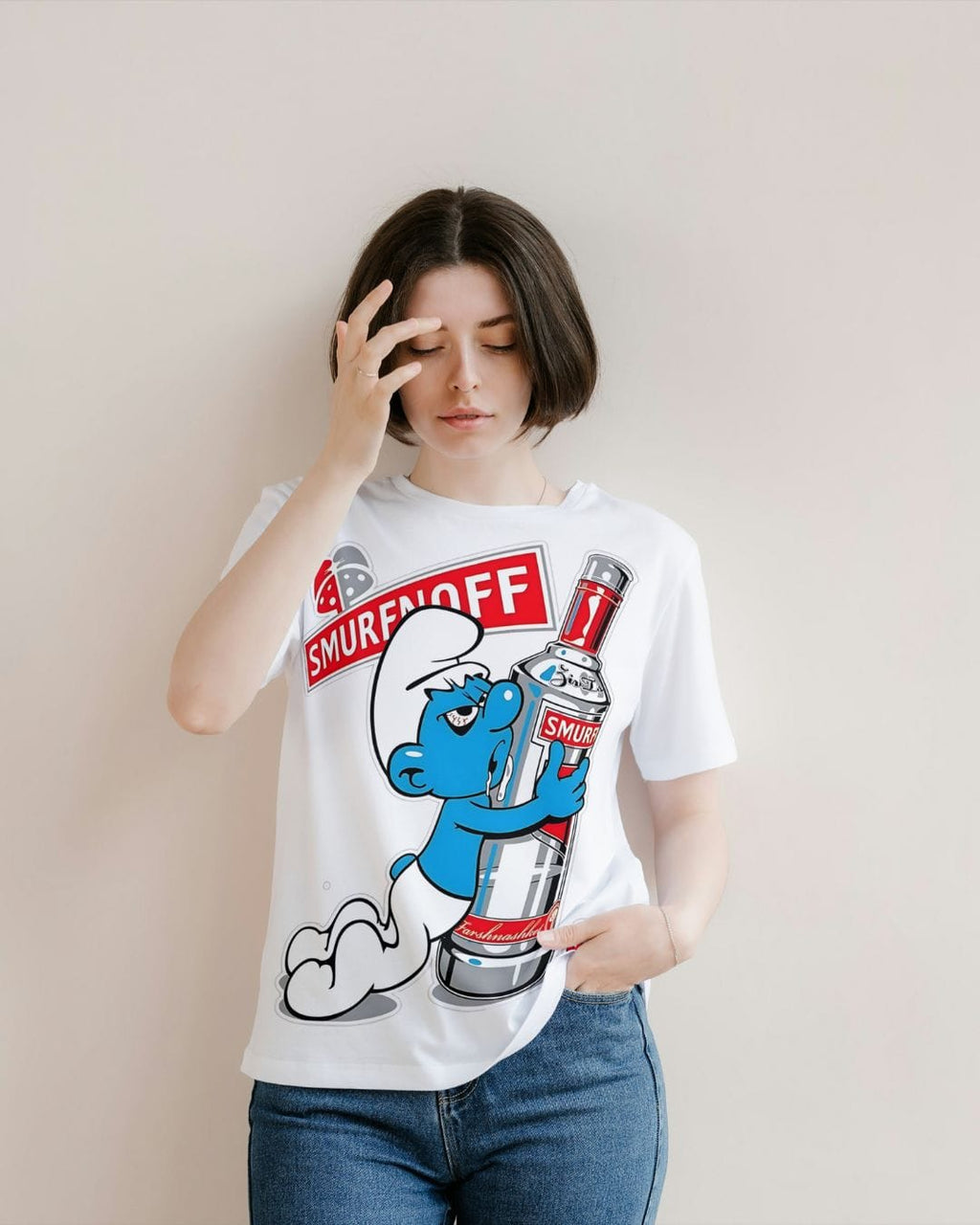 Smurfanoff - Premium Cotton T-Shirt