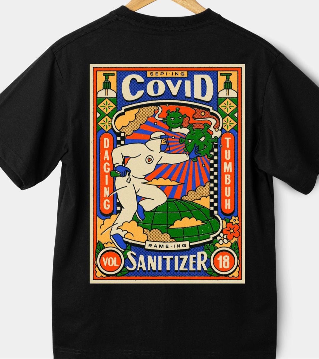 COVID Free - Oversized T-Shirt