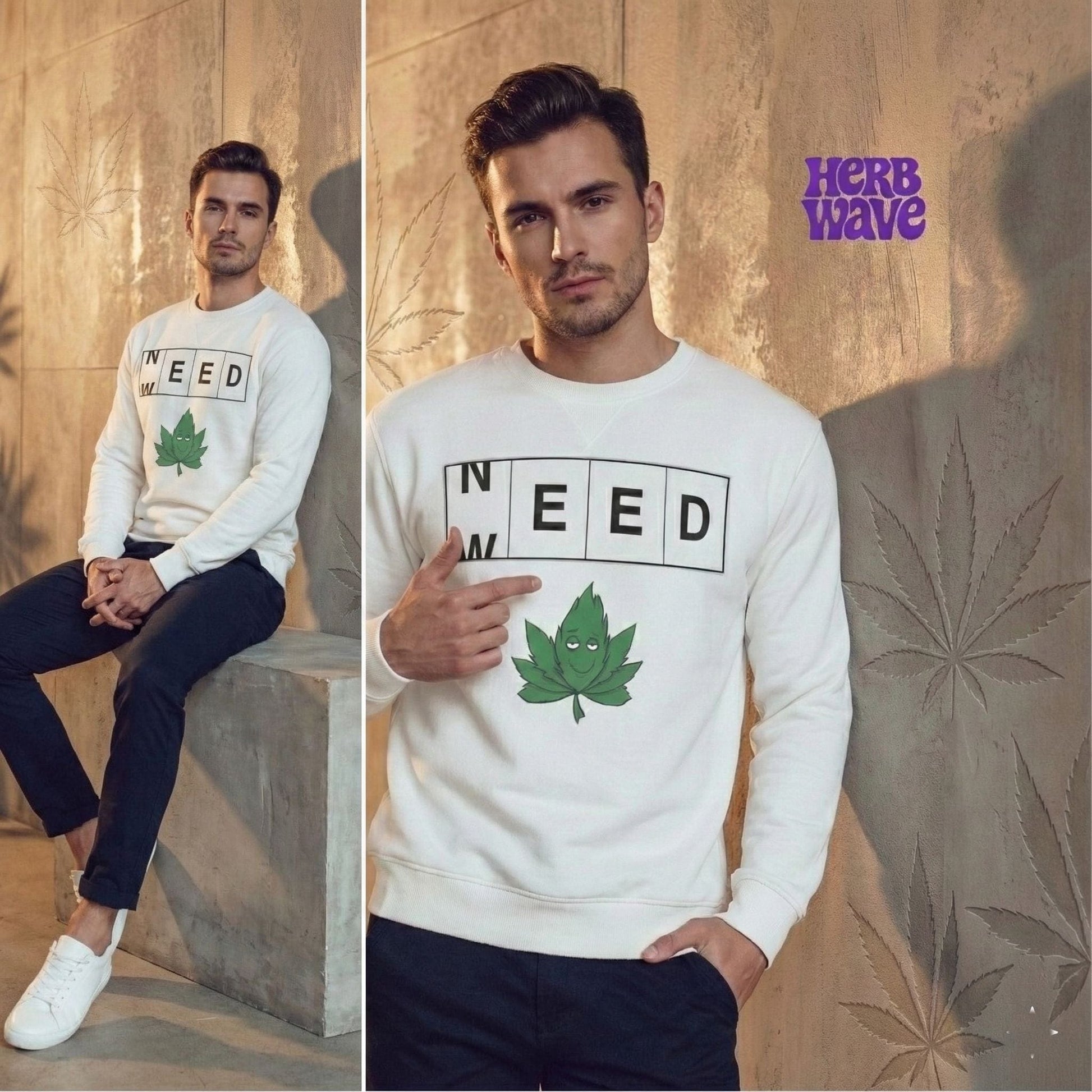Need Weed - Crew neck sweatshirt