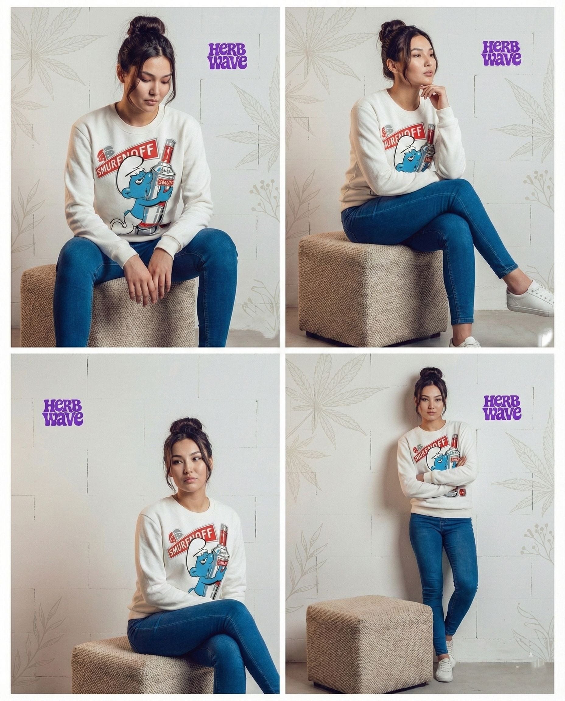 Smurfnoff - Crew neck sweatshirt