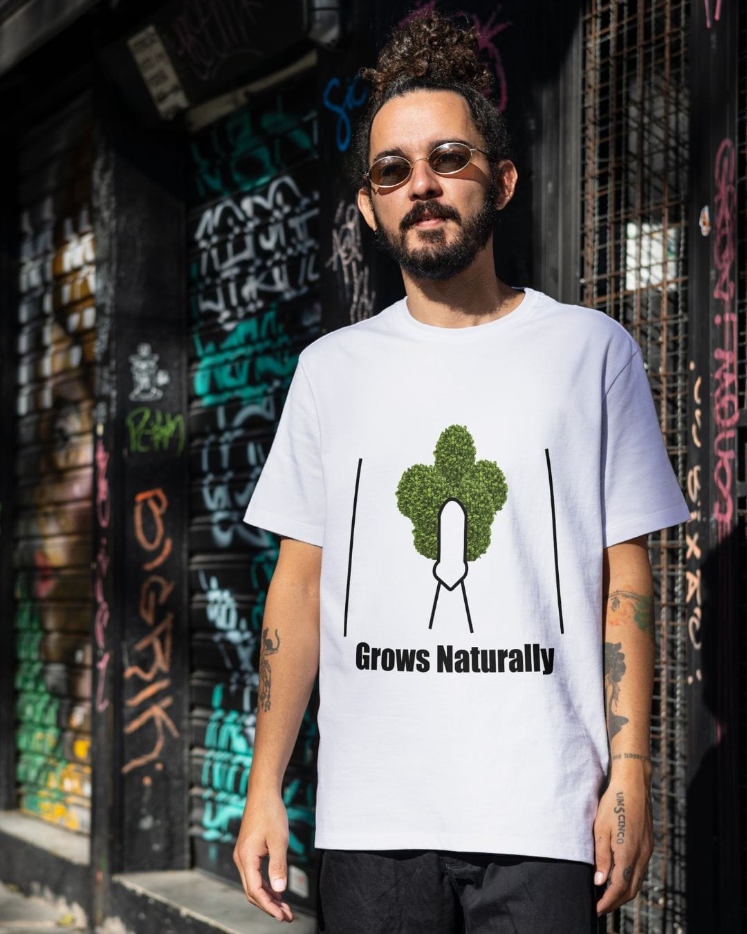 Grows Naturally - Premium Cotton T-Shirt