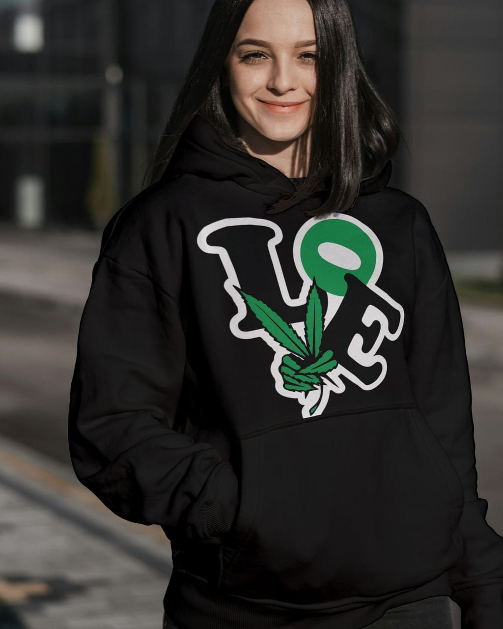 Love Sign - Premium Cotton Hoodie
