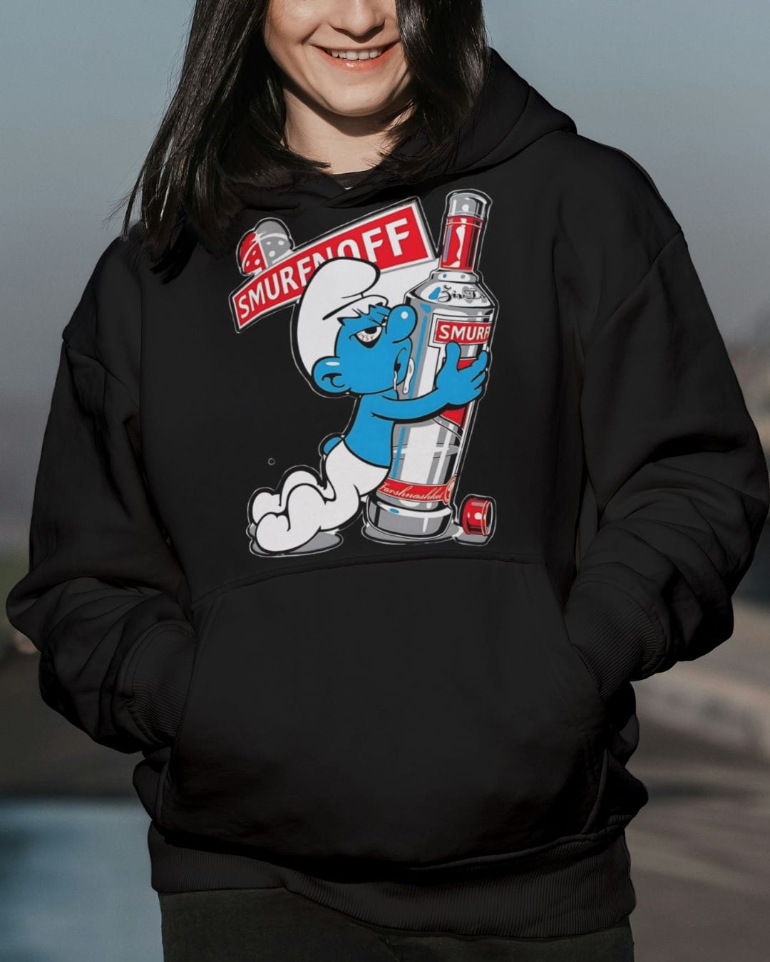 Smurfnoff - Premium Cotton Hoodie