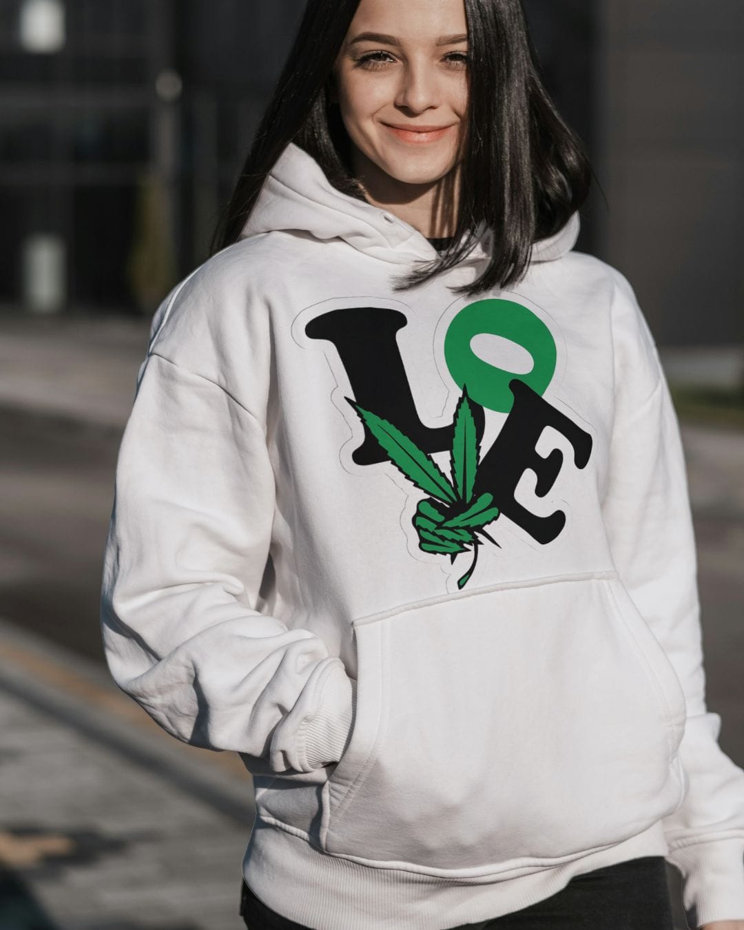 Love Sign - Premium Cotton Hoodie