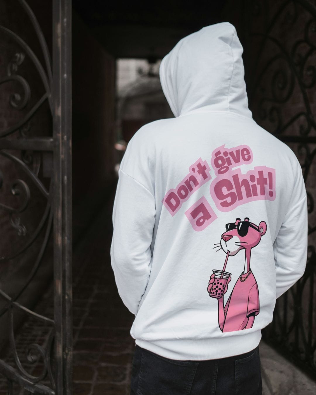 Don't give a shit! - Premium Cotton Hoodie