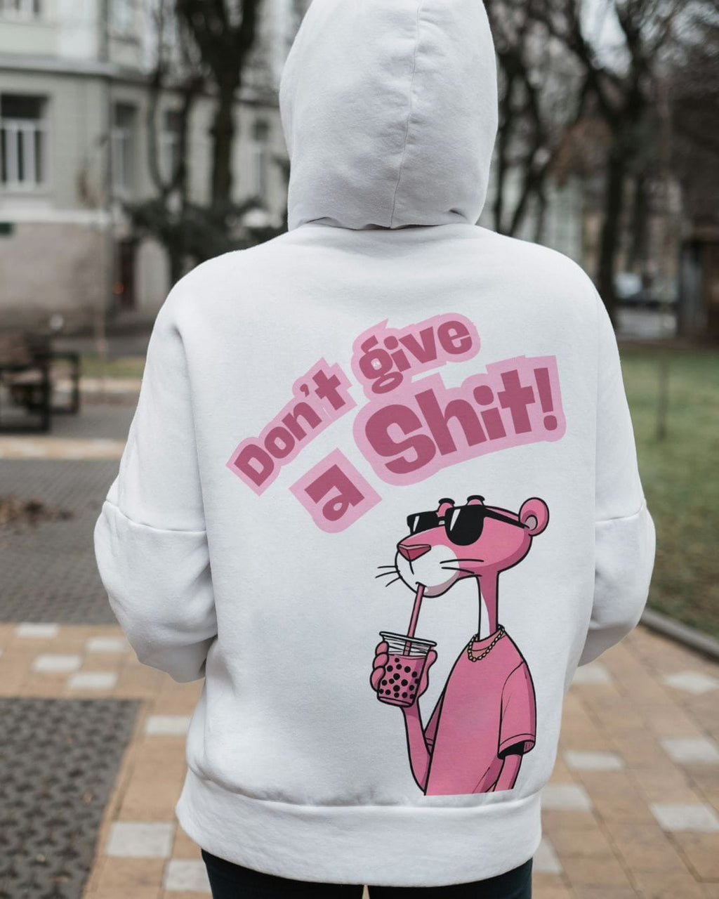 Don't give a shit! - Premium Cotton Hoodie