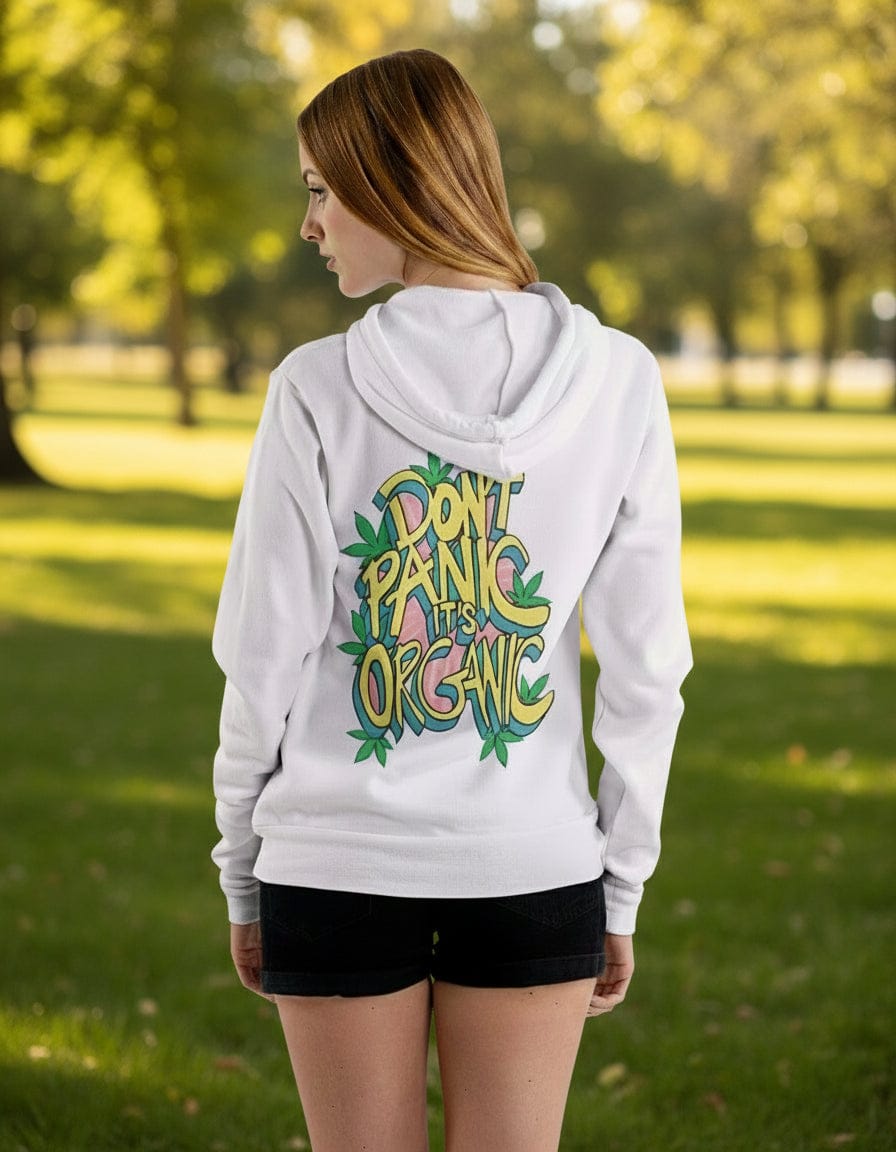 Don't Panic It's Organic - Premium Cotton Hoodie