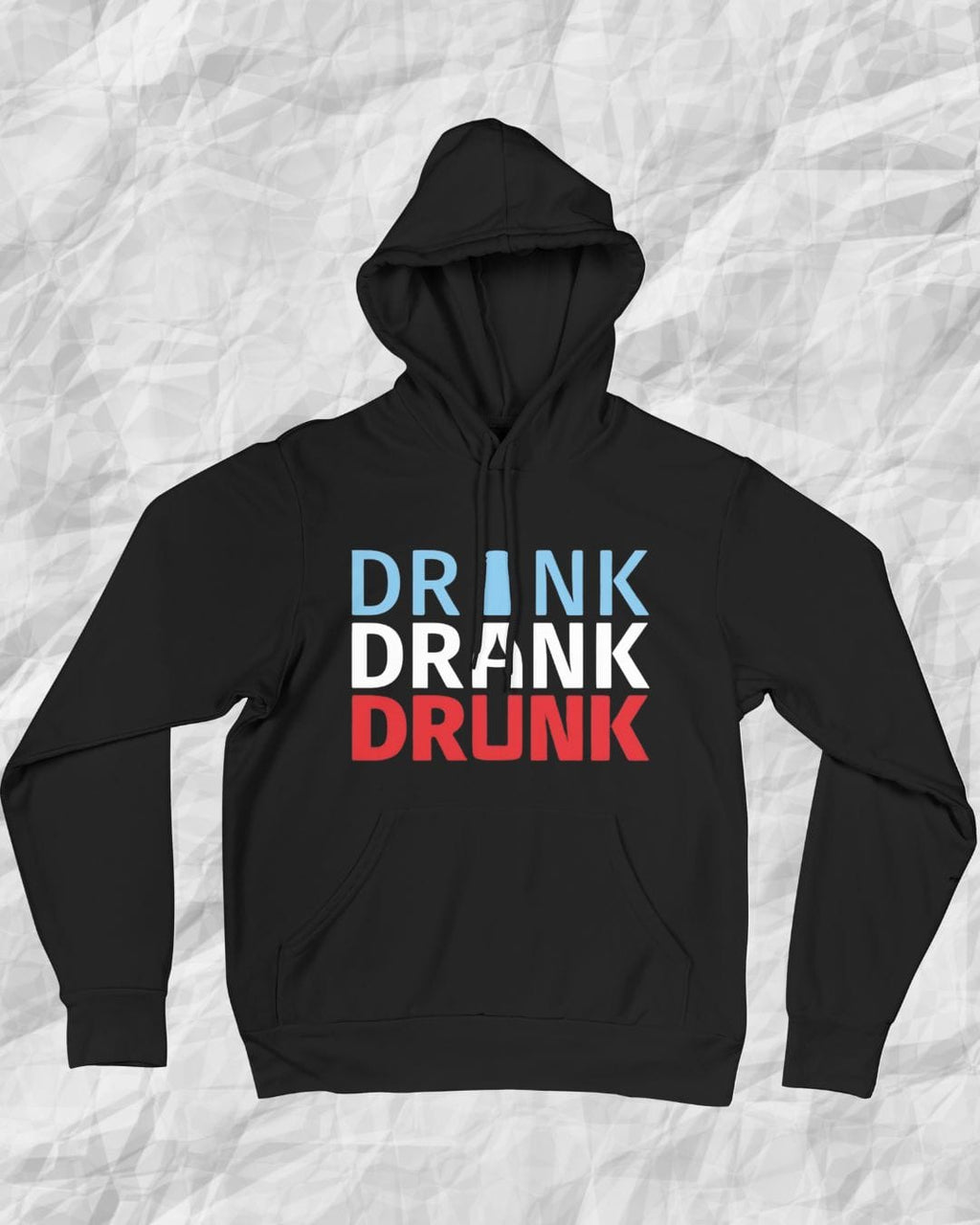 Drink Drank Drunk - Premium Cotton Hoodie