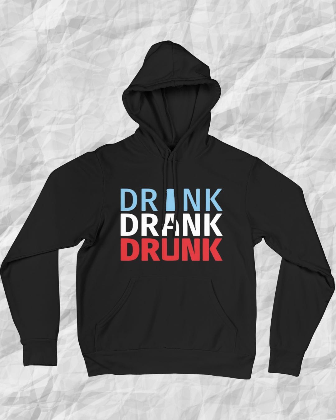 Drink Drank Drunk - Premium Cotton Hoodie