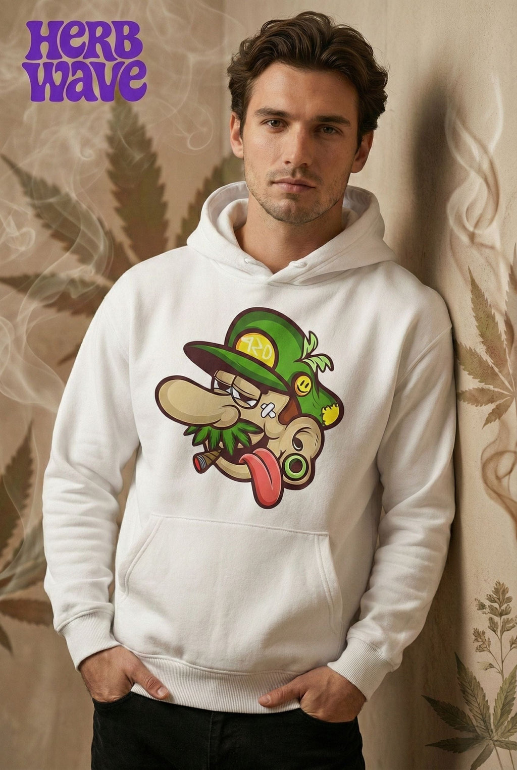Mario Weed - Premium Cotton Hoodie