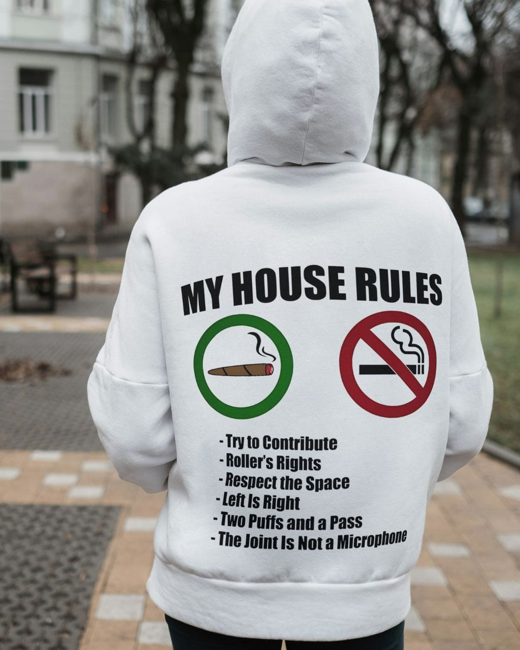 My House Rules - Premium Cotton Hoodie