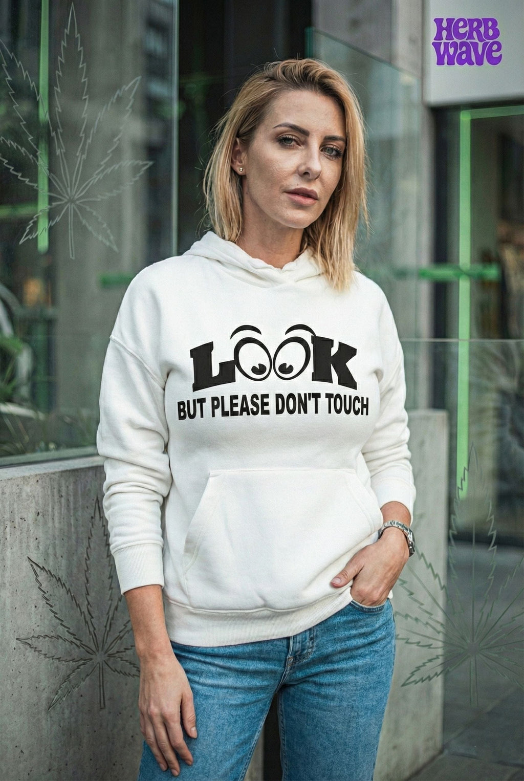 Please Don't Touch - Premium Cotton Hoodie
