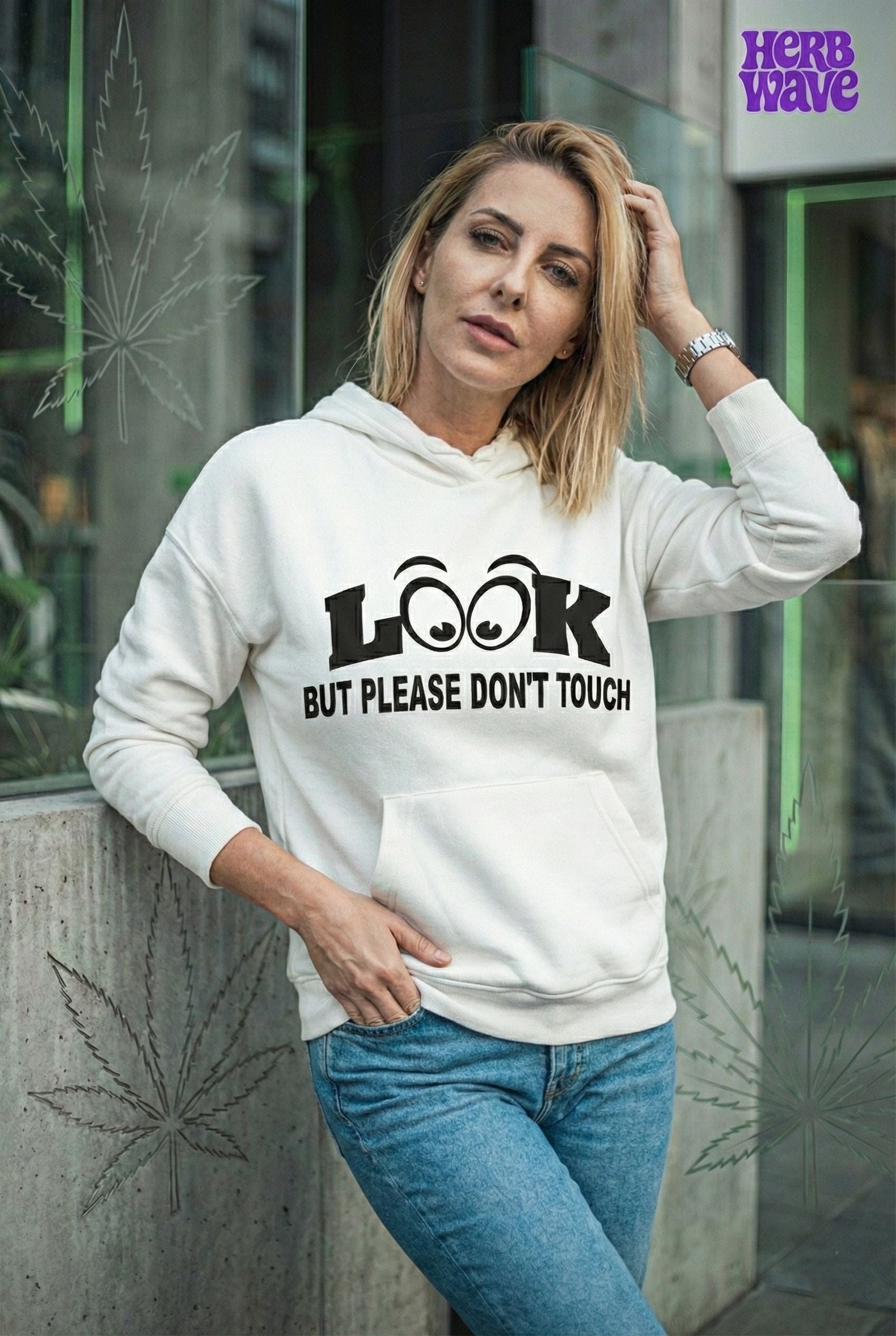 Please Don't Touch - Premium Cotton Hoodie