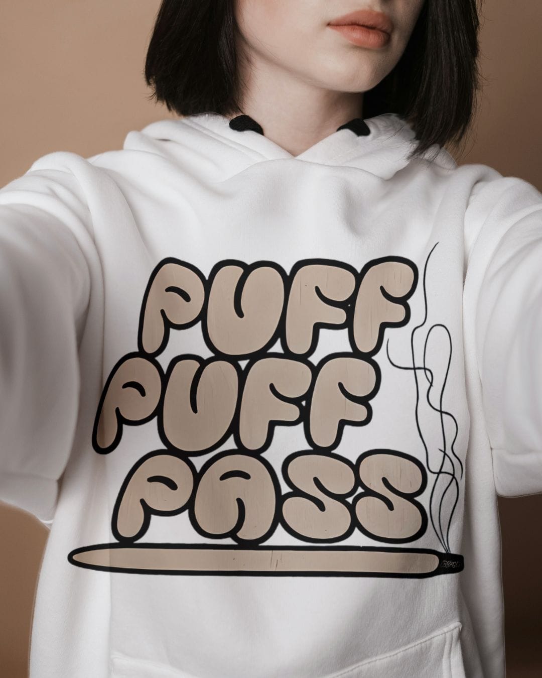 Puff Puff Pass - Premium Cotton Hoodie