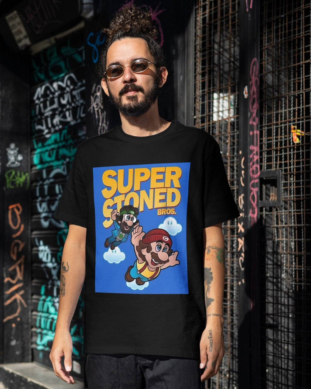 Super Stoned Bros. - Premium Cotton T-Shirt