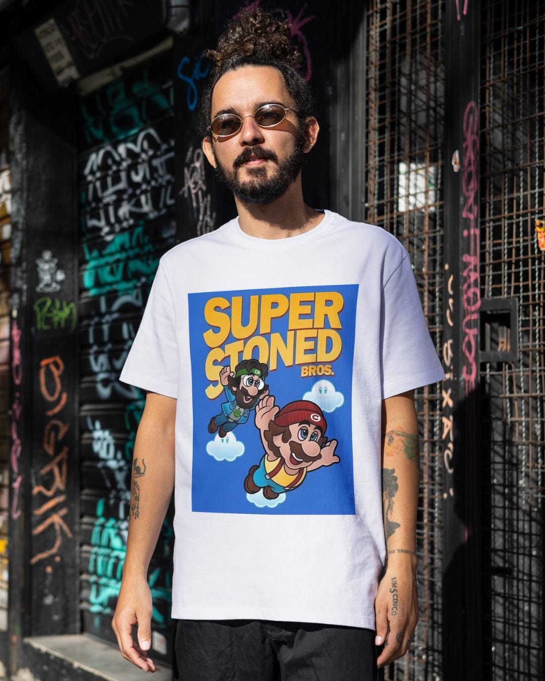 Super Stoned Bros. - Premium Cotton T-Shirt