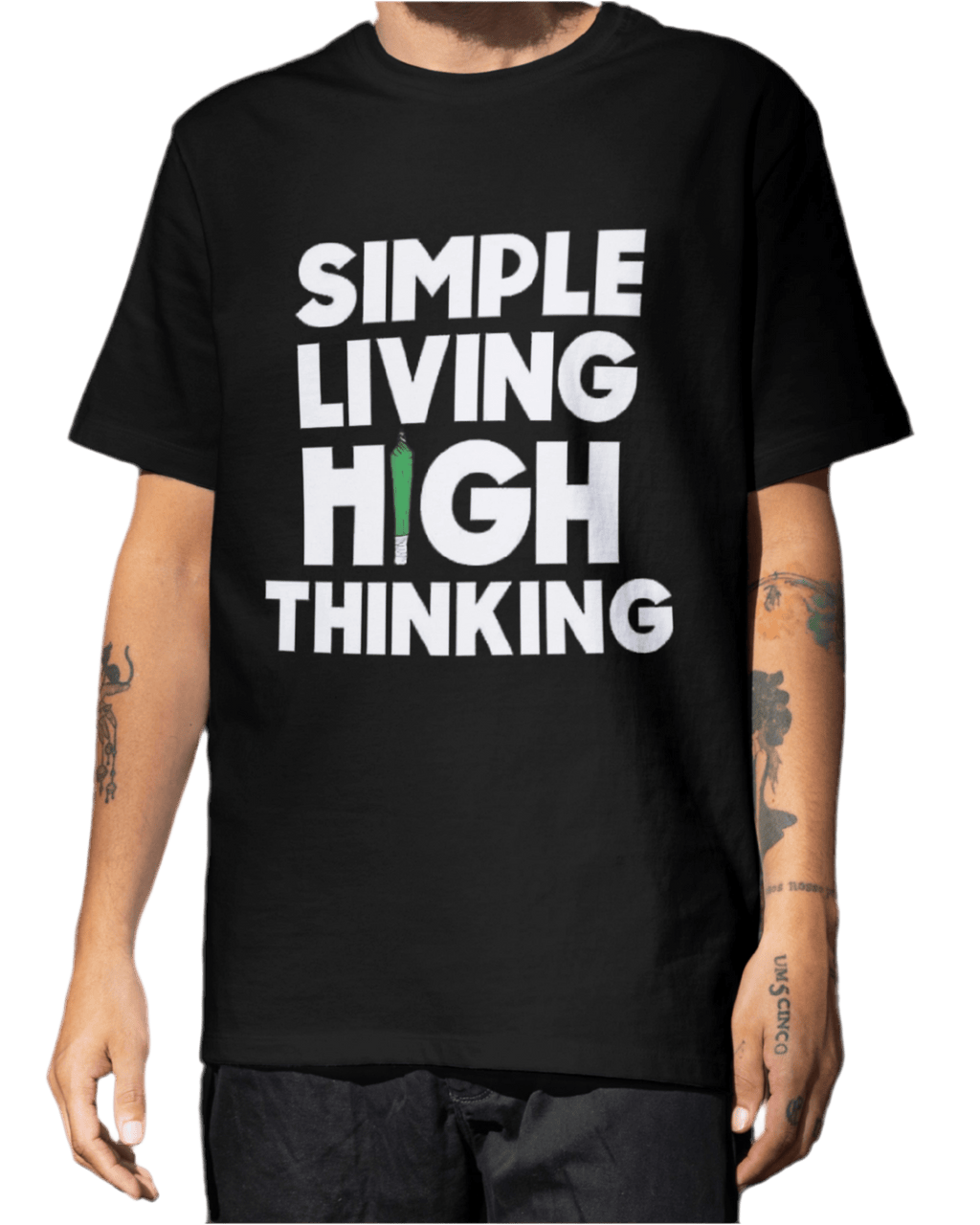 Simple Living High Thinking - Oversized T-Shirt