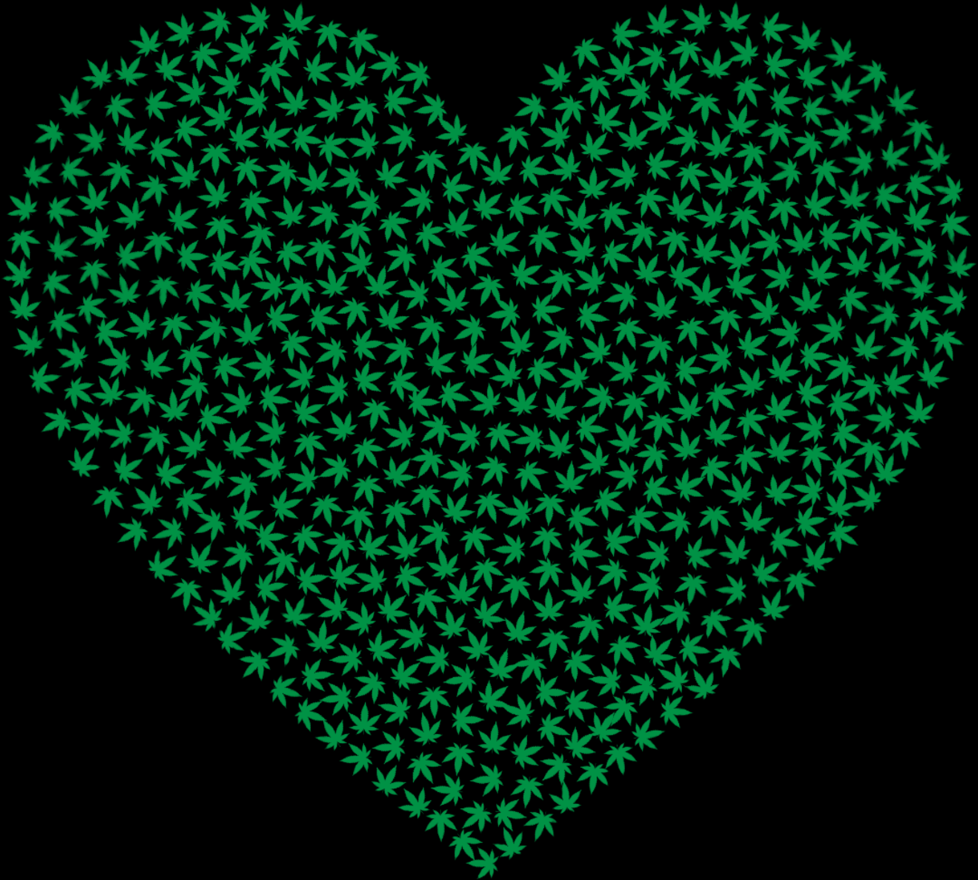 Weed Heart – Oversized T-Shirt