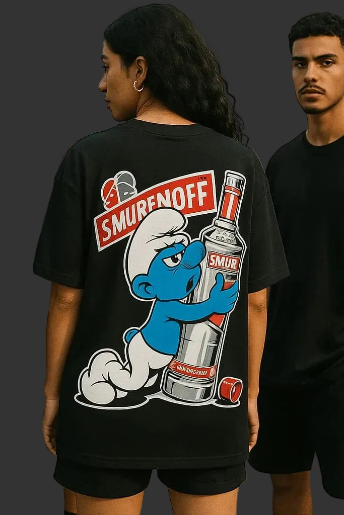 Tipsy Smurfanoff  - Premium Cotton T-Shirt